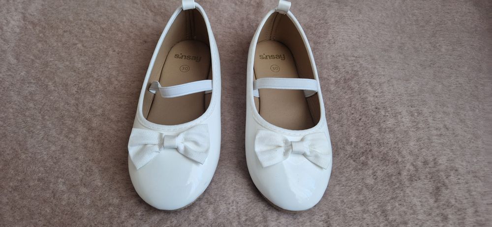 Baleriny białe rozm.30