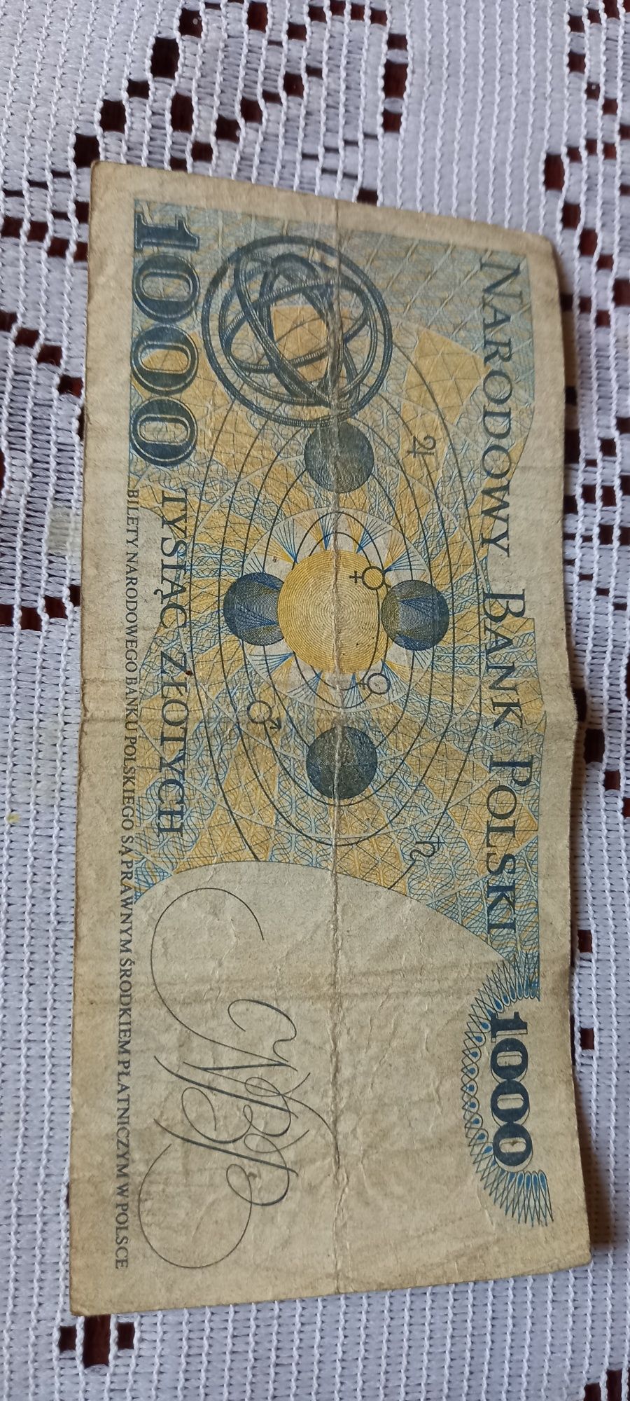 Banknot tysiąc 1000złotych kolekcjonerski unikat 1979 Mikołaj Kopernik