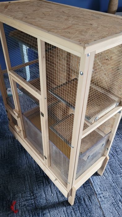 Woliera dla szynszyli, koszatniczki