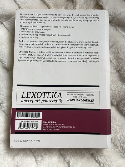 wprowadzenie do logiki dla prawników