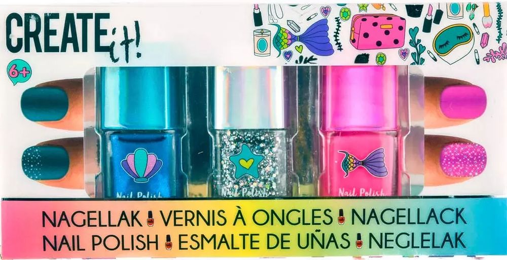 Create it! Zestaw lakierów do paznokci. M&Z