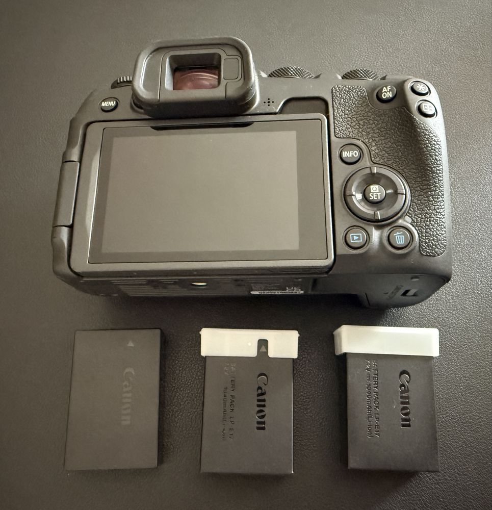 Canon EOS R8 + objetivas + kit video