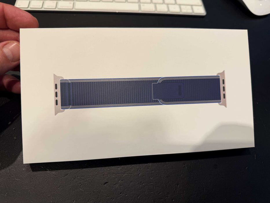 Loop Trail Azul 49 mm Titânio natural Bracelete Novo Selado Ultra 3