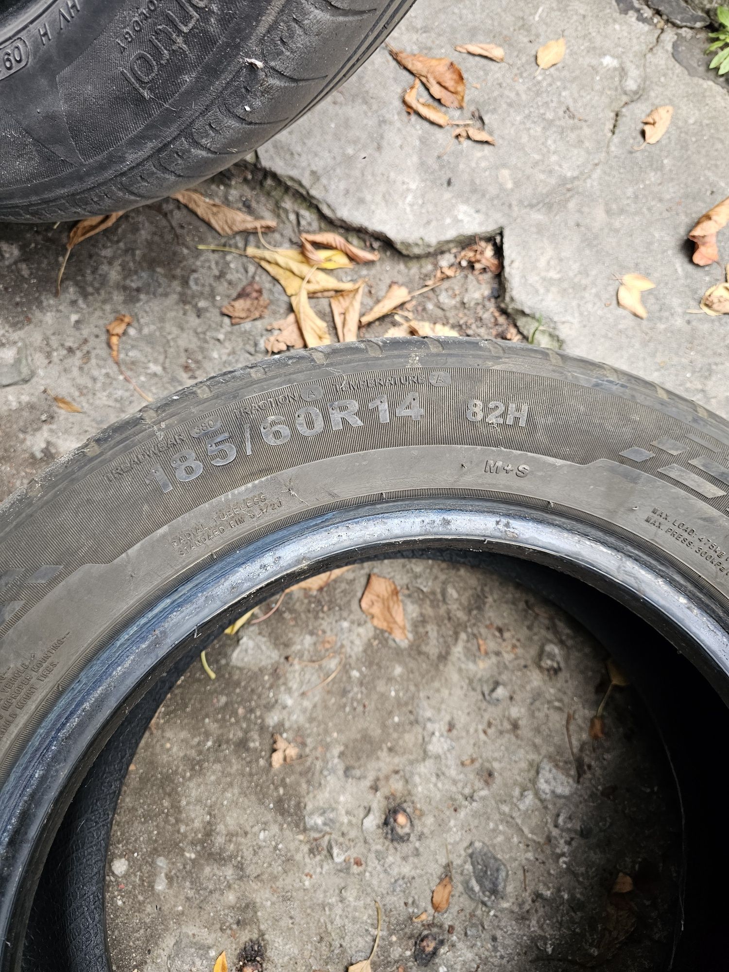 Продам летнюю резину 185/60 R14