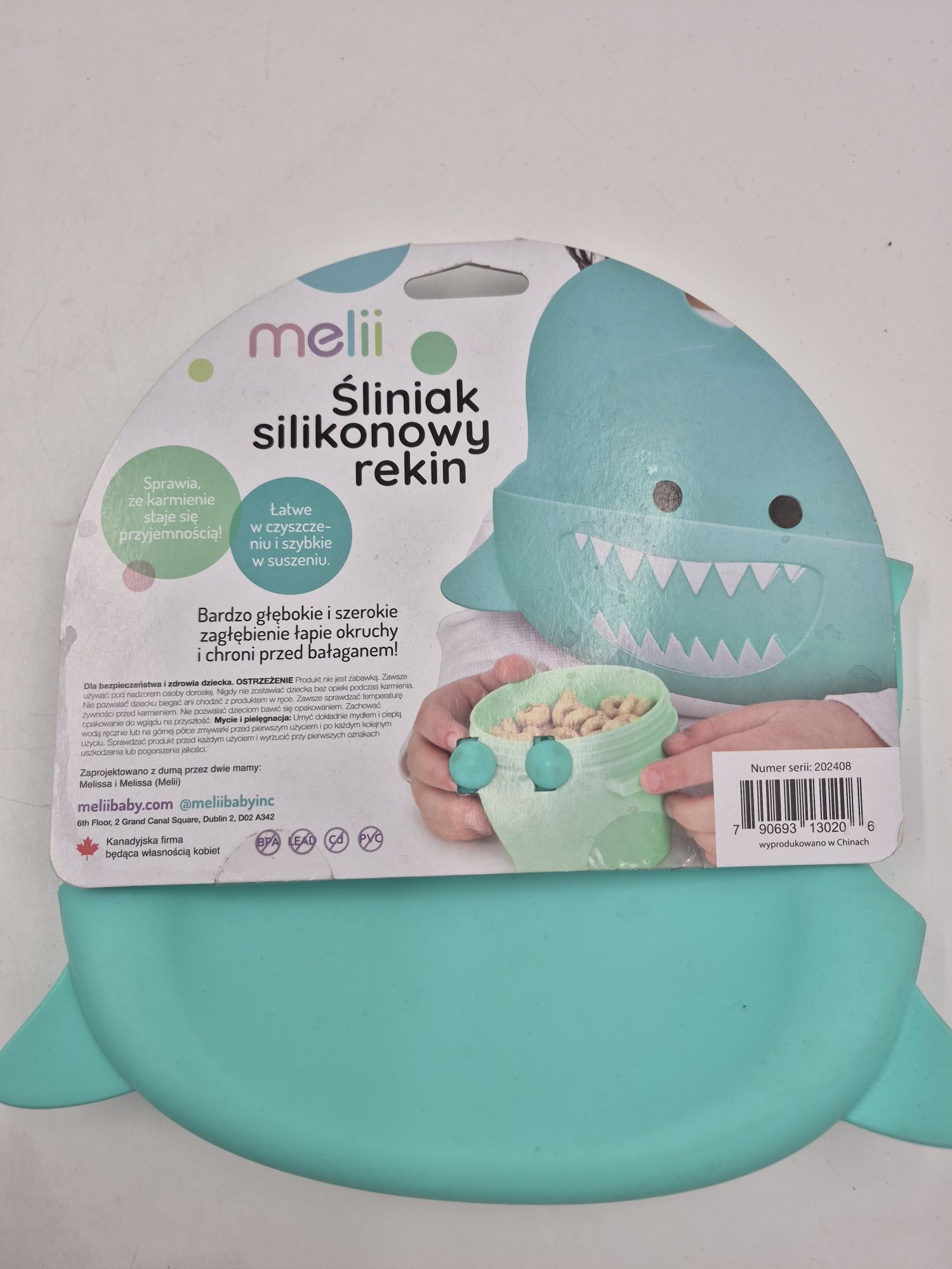Śliniak solikonowy Rekin Melii