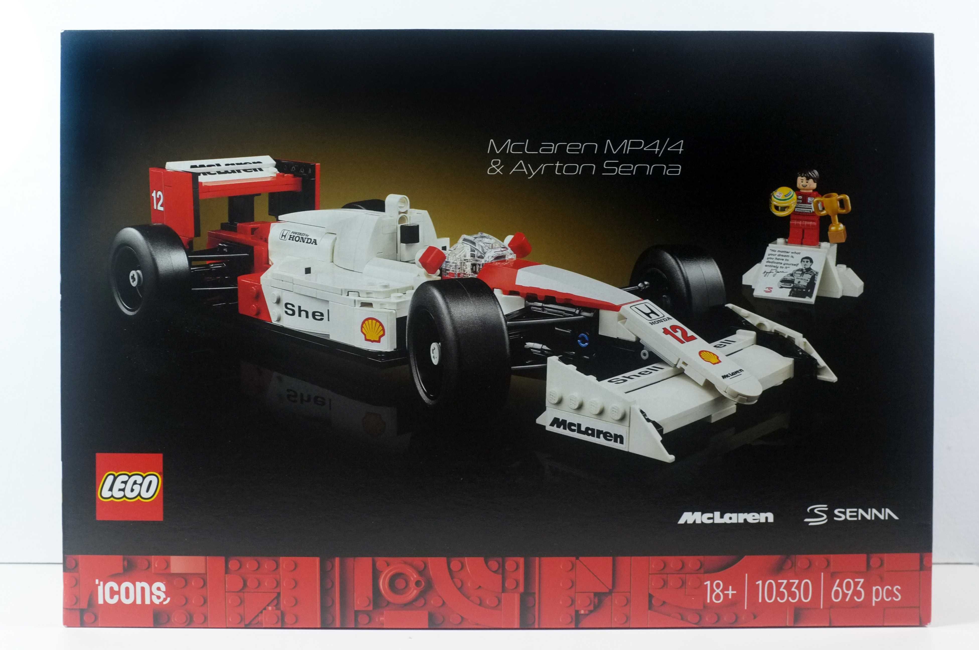 LEGO Icons 10330 McLaren MP4/4 i Ayrton Senna