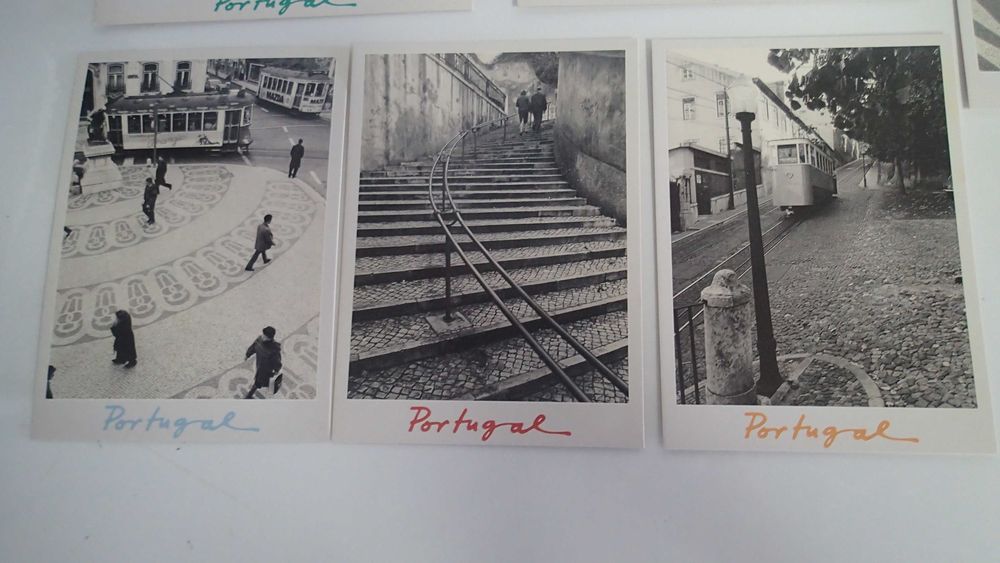 Postais antigos Calçada Portuguesa Lisboa