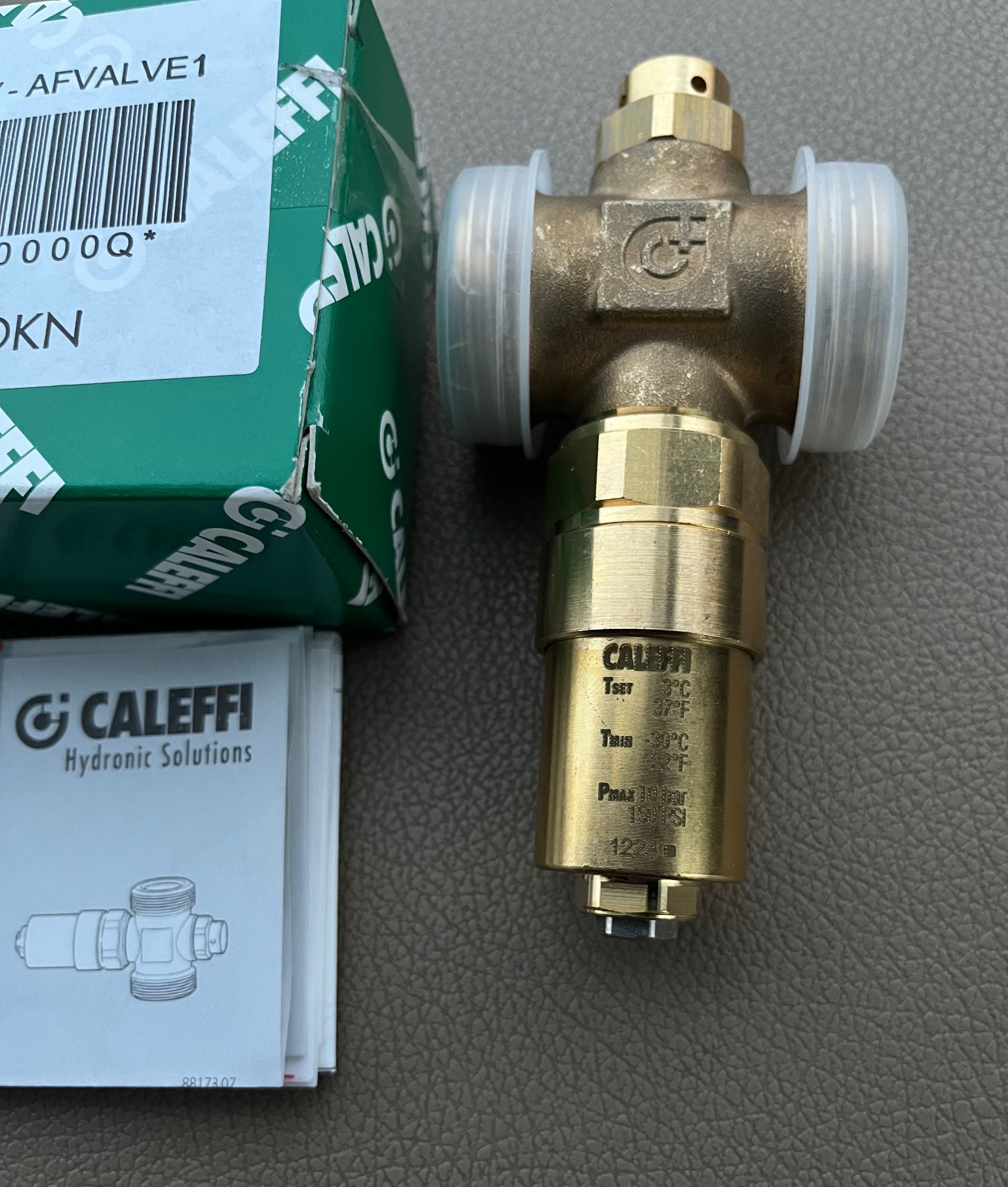 Zawór zabezpieczający przed zamarzaniem CALEFFI 1 1/4" 108701