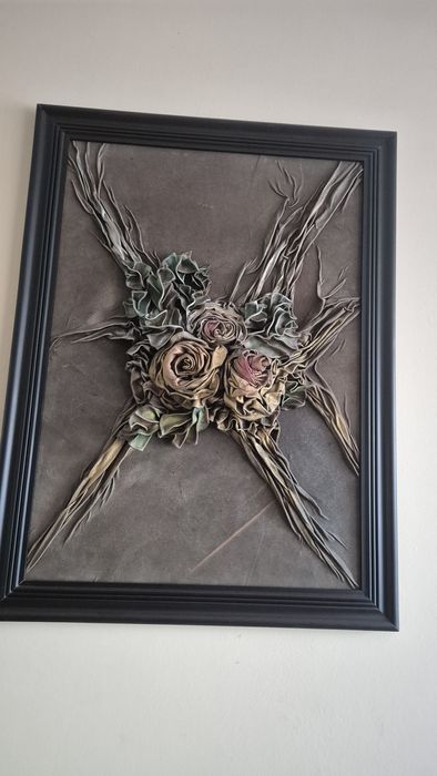 Piękny obraz ze skóry