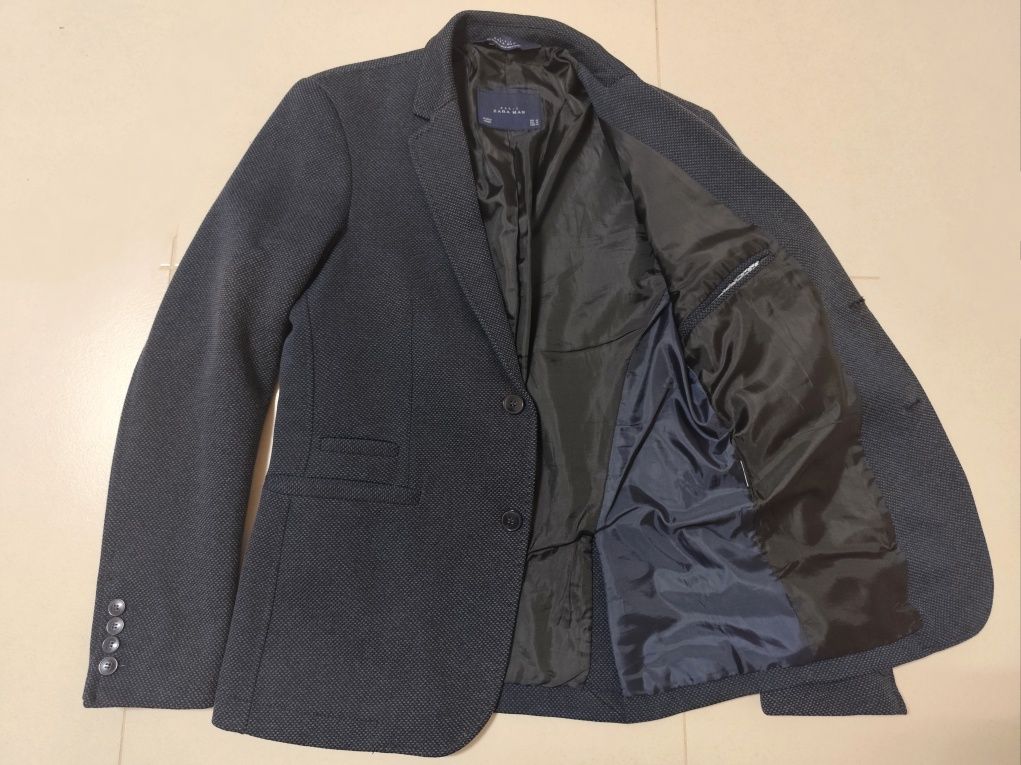 Blazer azul escuro para Homem marca Zara (Tam. S)