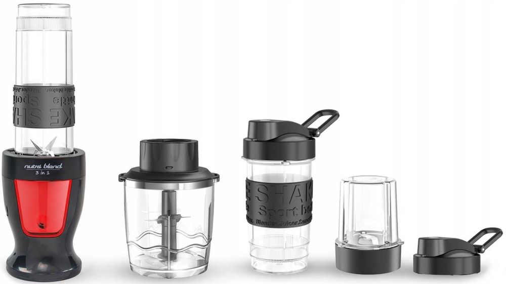 Blender kielichowy 3w1 – smoothie, koktajle, mielenie, siekanie 300W