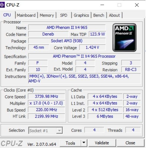 Phenom II x4 965 BE + Мат.плата Biostar TA770E3 + Опер.пам'ять 16GB