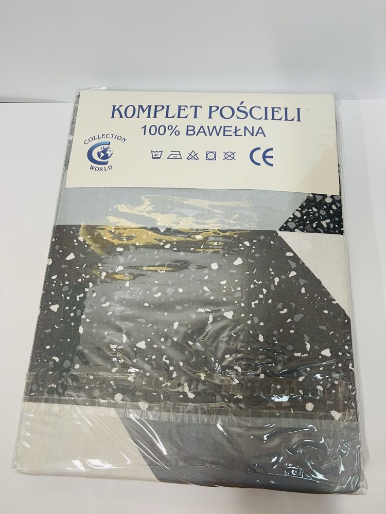 Komplet 3 częściowy pościel 160 x 200cm 100% bawełna Collecttion World