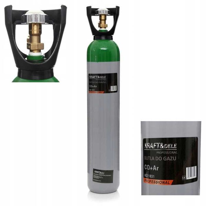 Pusta Bulta Gazowa Do Mieszkanki Argonowej Argon AR + CO2 8L