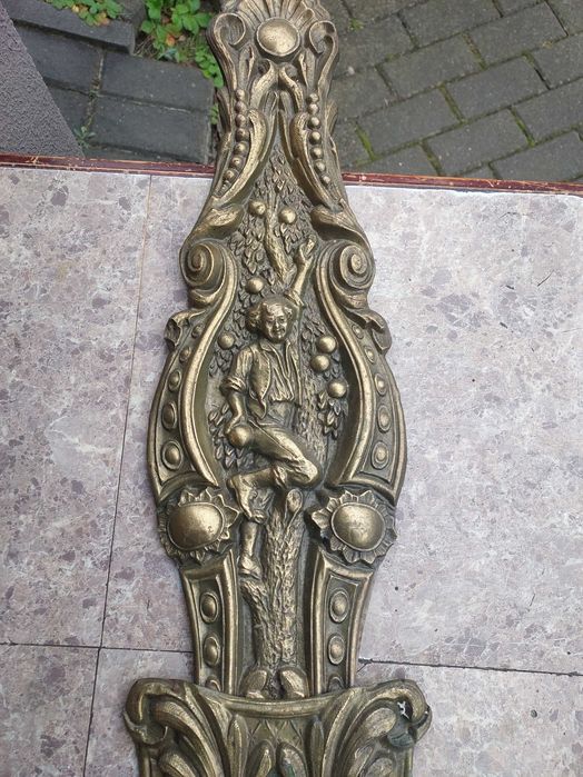 39 Wahadło zdobione zegara comtoise francuz 30cm dł 91-115cm