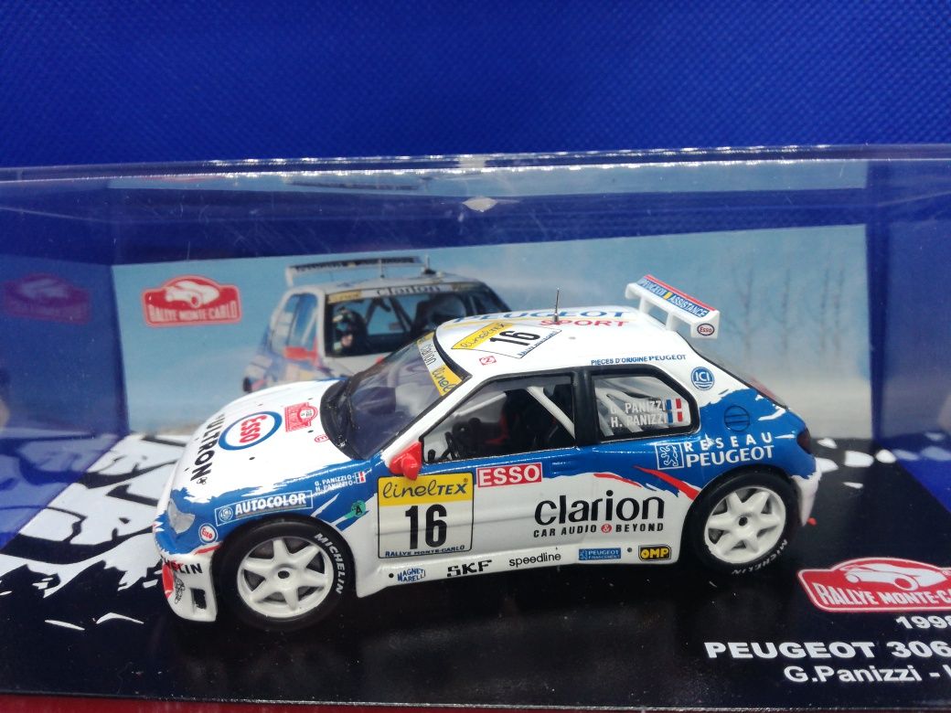 Miniatura 1/43 Peugeot 306 Maxi G Panizzi RMCarlo 1998