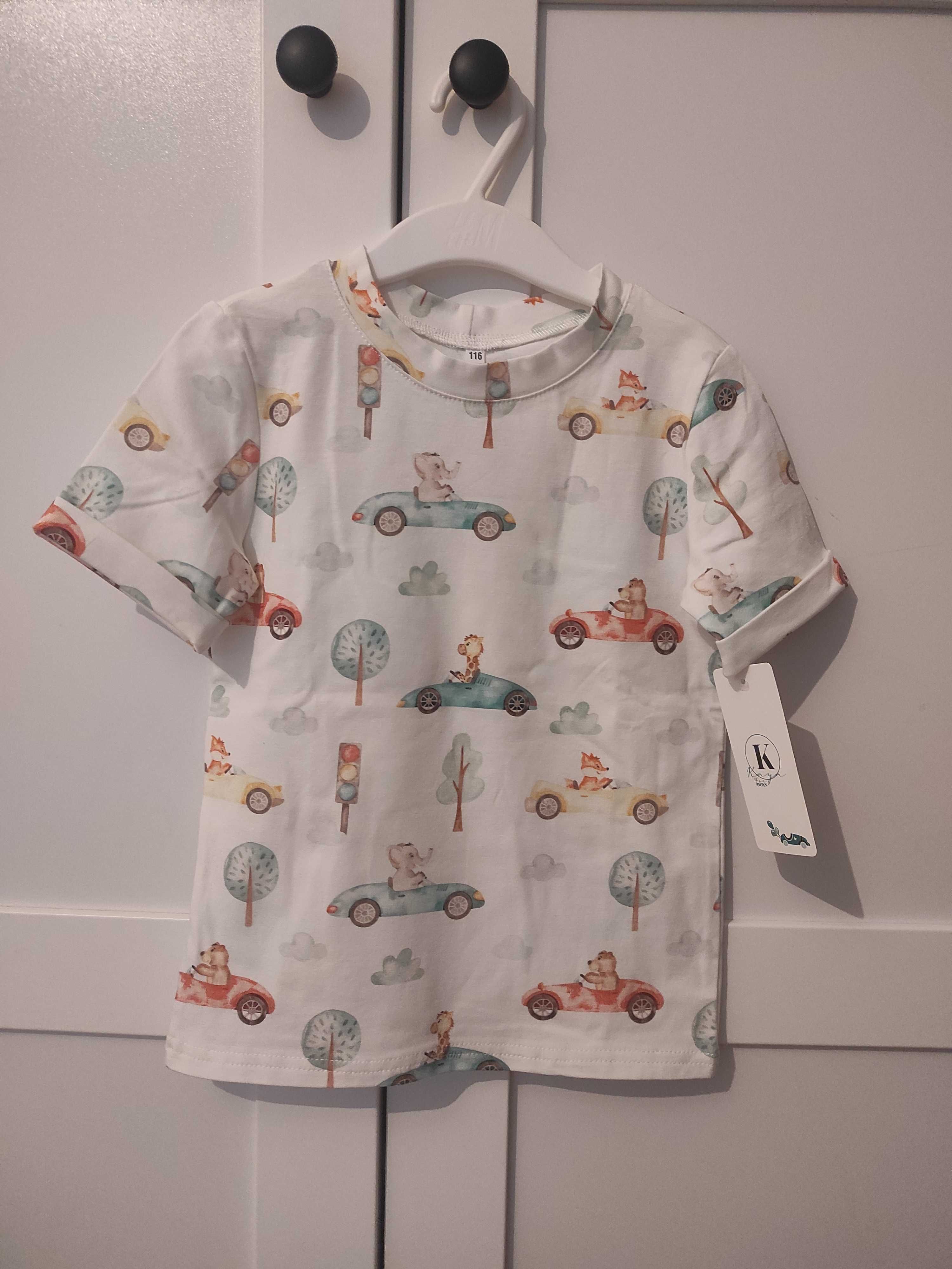 T-shirt koszulka auta kaya 116 polski producent nowa z metką
