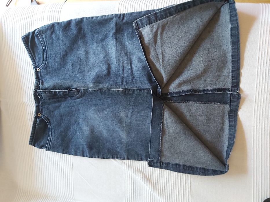 jeansowa spódnica Sandyskirt rozmiar M używana