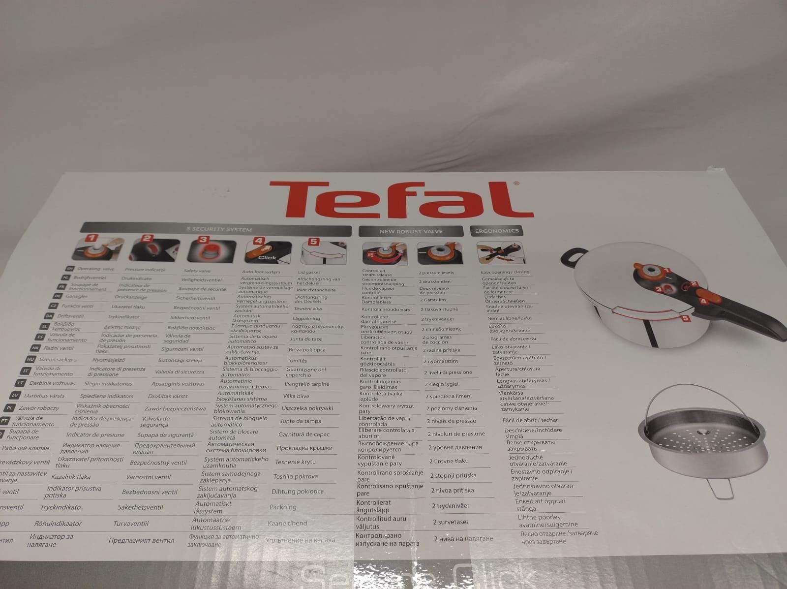 Tefal szybkowar 6 L secure click