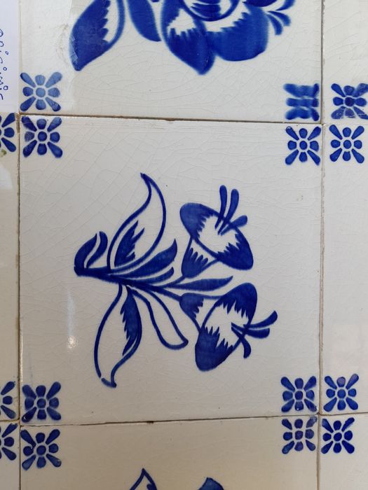 Azulejos antigos da fábrica Carvalhinho no Porto originais doa anos 40