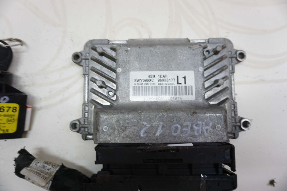 Блок управління двигуном ЕБУ(мозги)ChevroletAveo\АвеоТ250\255 1.2\16кл