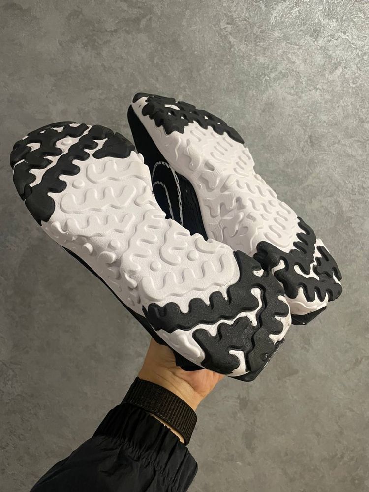 Чоловічі кросівки найк реакт чорні Nike React Vision Black/White