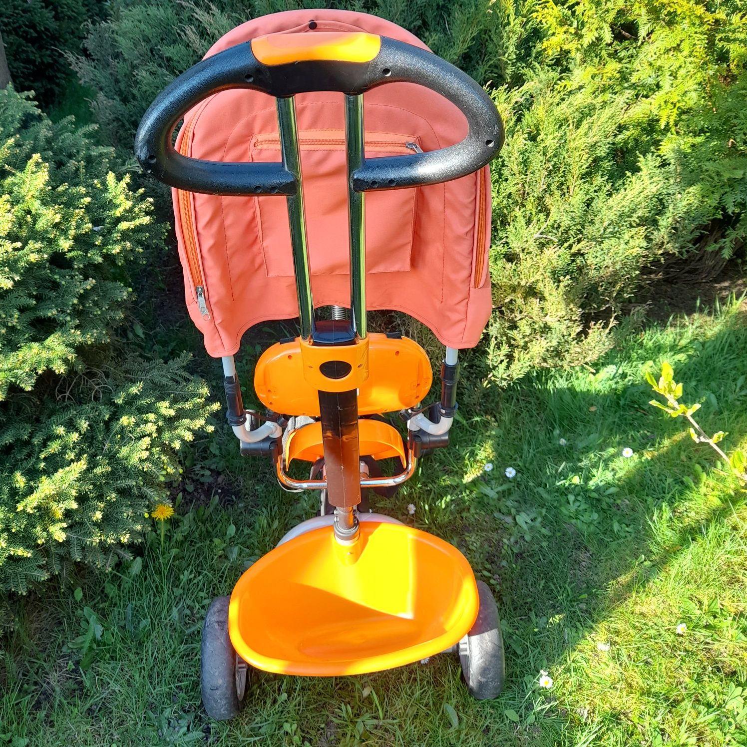 BABYMAXI Rowerek Trójkołowy PATY BIKE PLUS - pomarańczowy