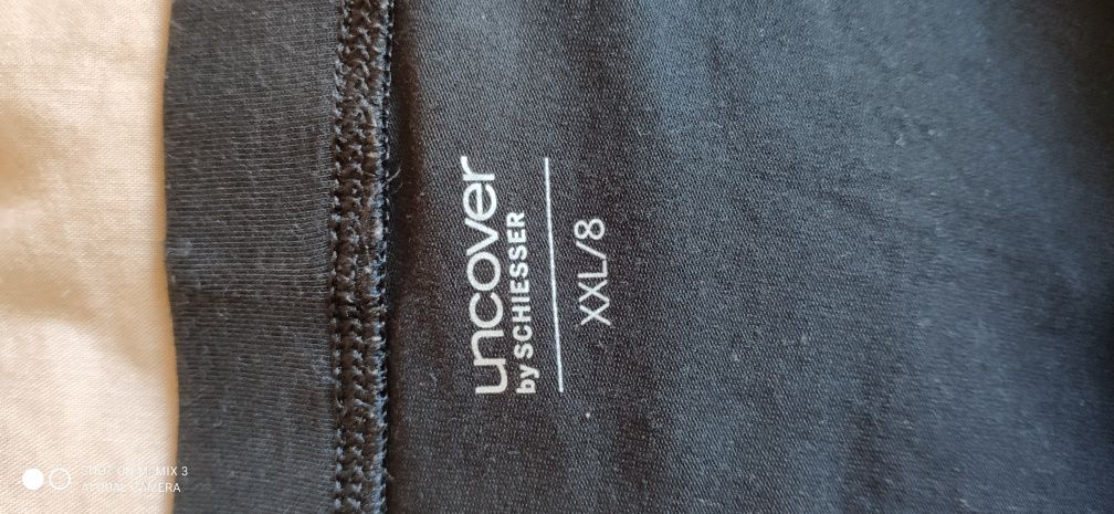 Uncover by Schiesser czarne męskie slipy rozm XXL trójpak