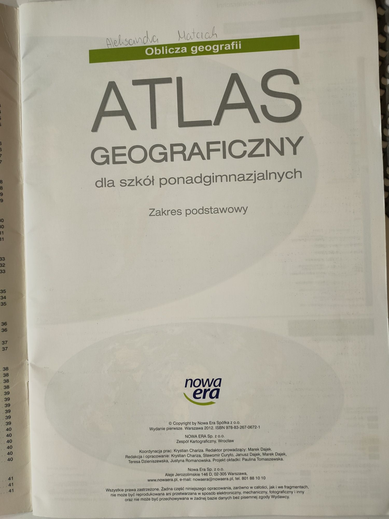 Atlas geograficzny