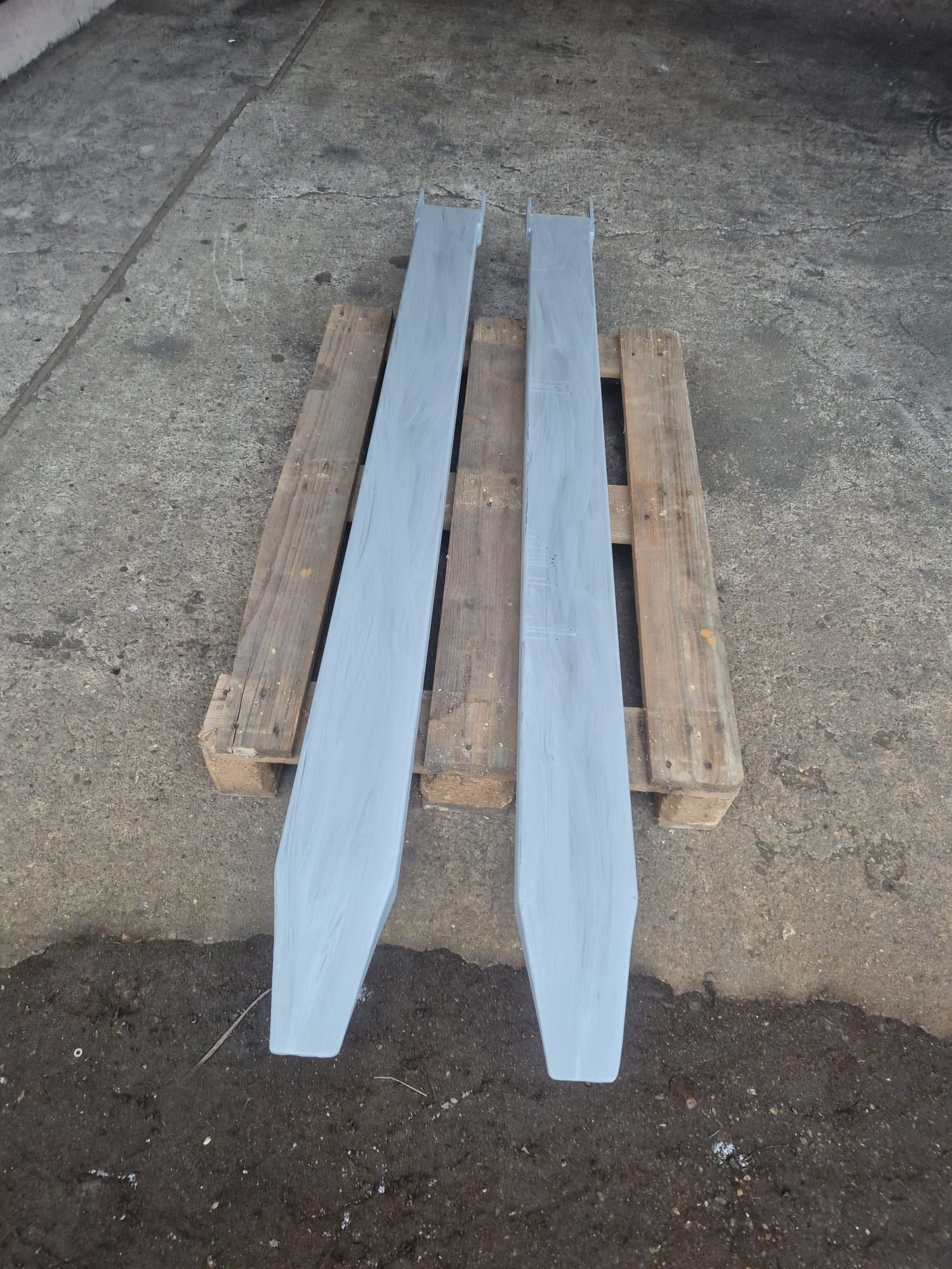 Przedłużki do wideł 200cm 150mm x 60mm Widlak wózek widłowy Manitou