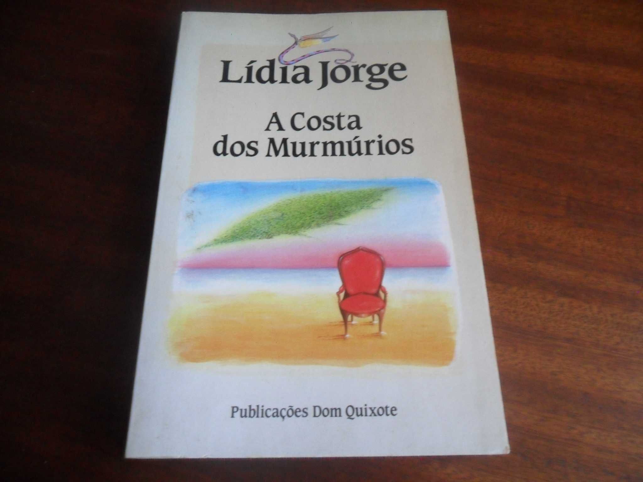 "A Costa dos Murmúrios" de Lídia Jorge - 1ª Edição de 1988