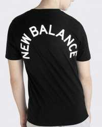 Мужские футболки New Balance черная серая темно синяя нью беленс NB