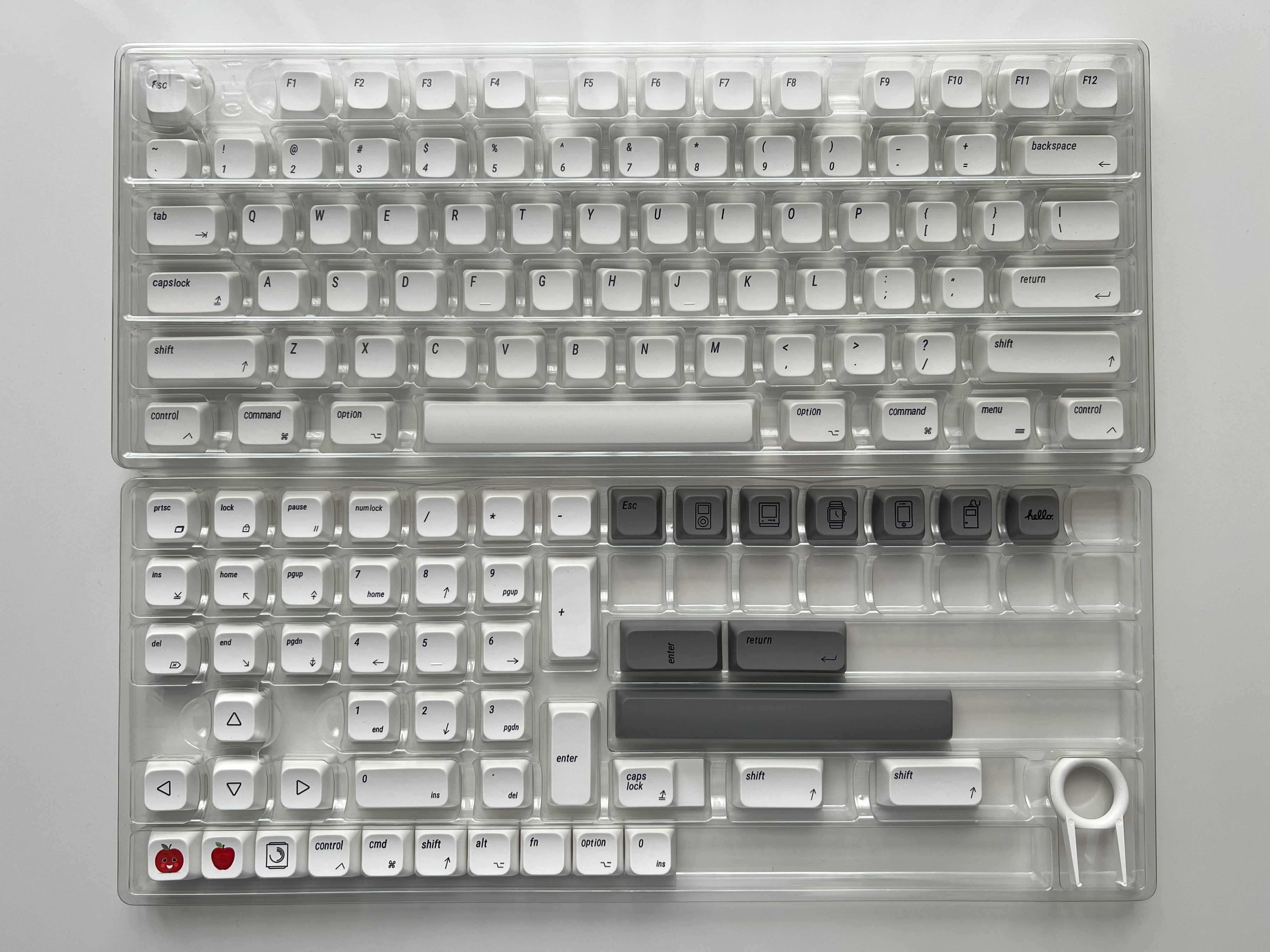 PBT Keycaps 127Keys XDA Profile English For Cherry Mechanical Keyboard