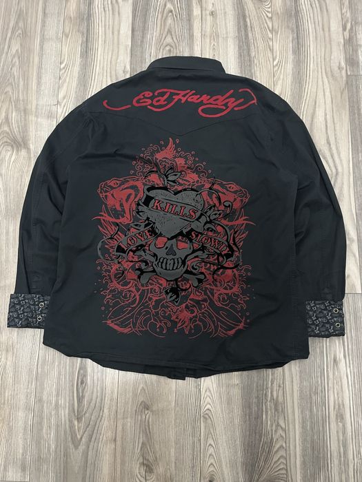 Edhardy рубашка size XL