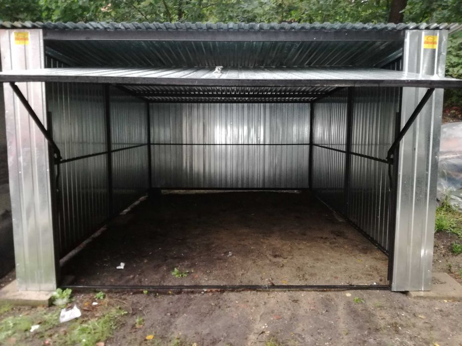Garaż Blaszany 4x5 Ocynk