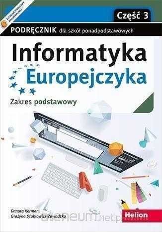 NOWA) Informatyka Europejczyka Zakres Podstawowy część 3 HELION