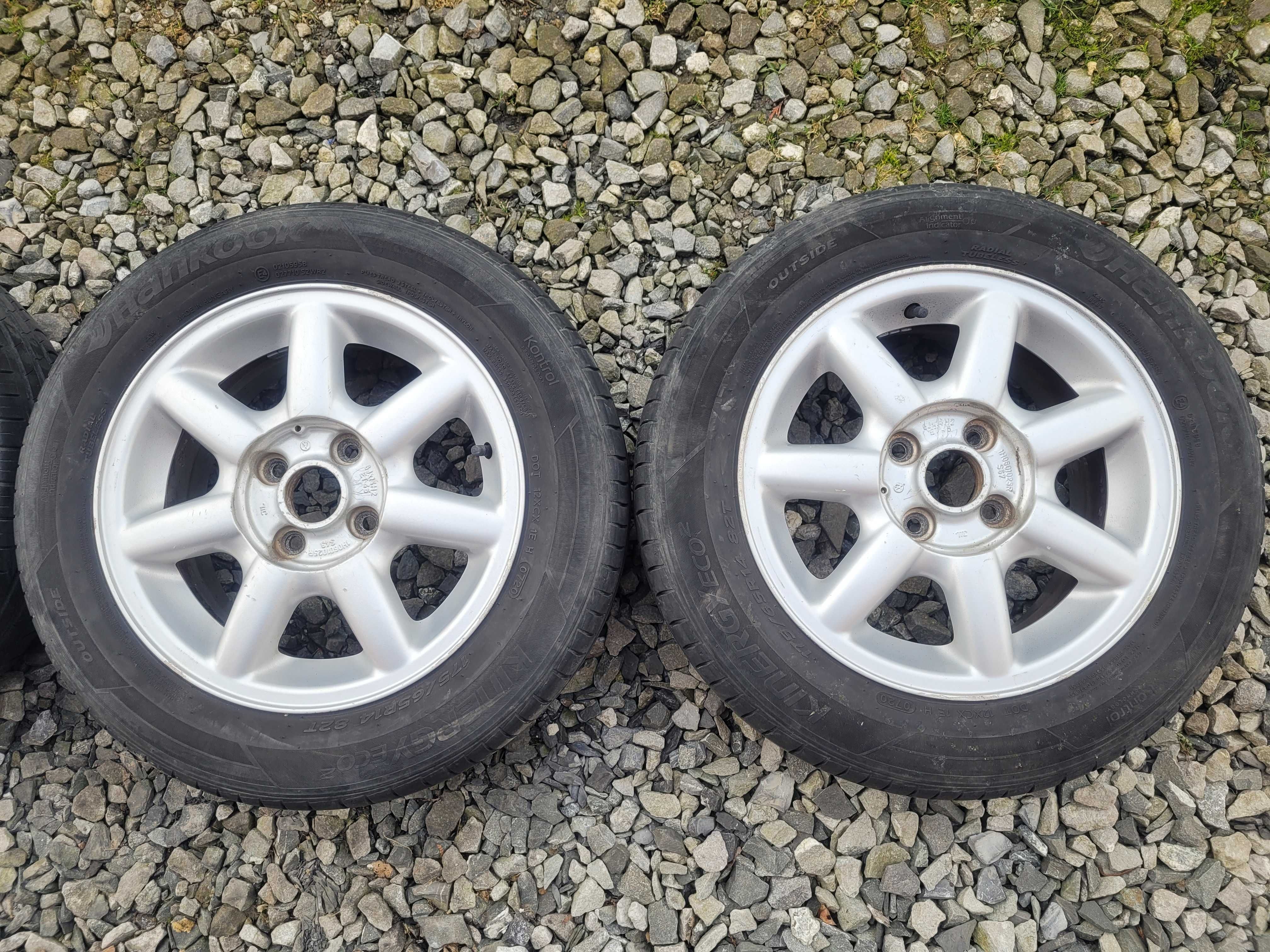 Alufelgi 14" + opony 175/65R14. KOMPLET. Vw Lupo/Polo/Golf