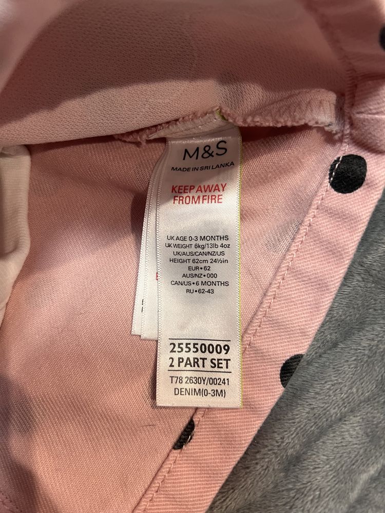 Сарафан M&S +боді next 0-3 міс