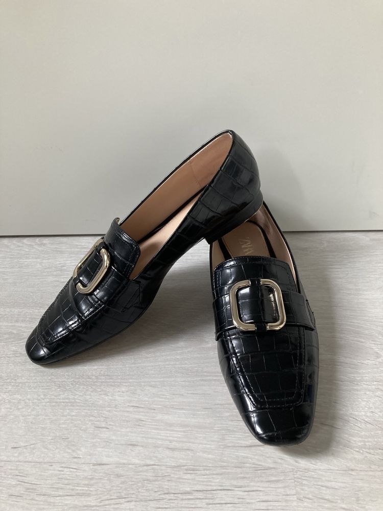 Loafersy Zara rozmiar 37-38/wkładka 24,5 cm