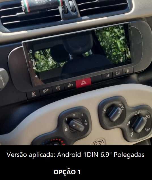 Rádio 2DIN • Fiat PANDA (2003 a 2023) • Android 169/319 GPS