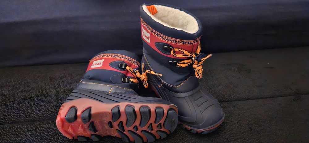 Buty dziecięce ocieplane, kalosze, zimowe roz. 25