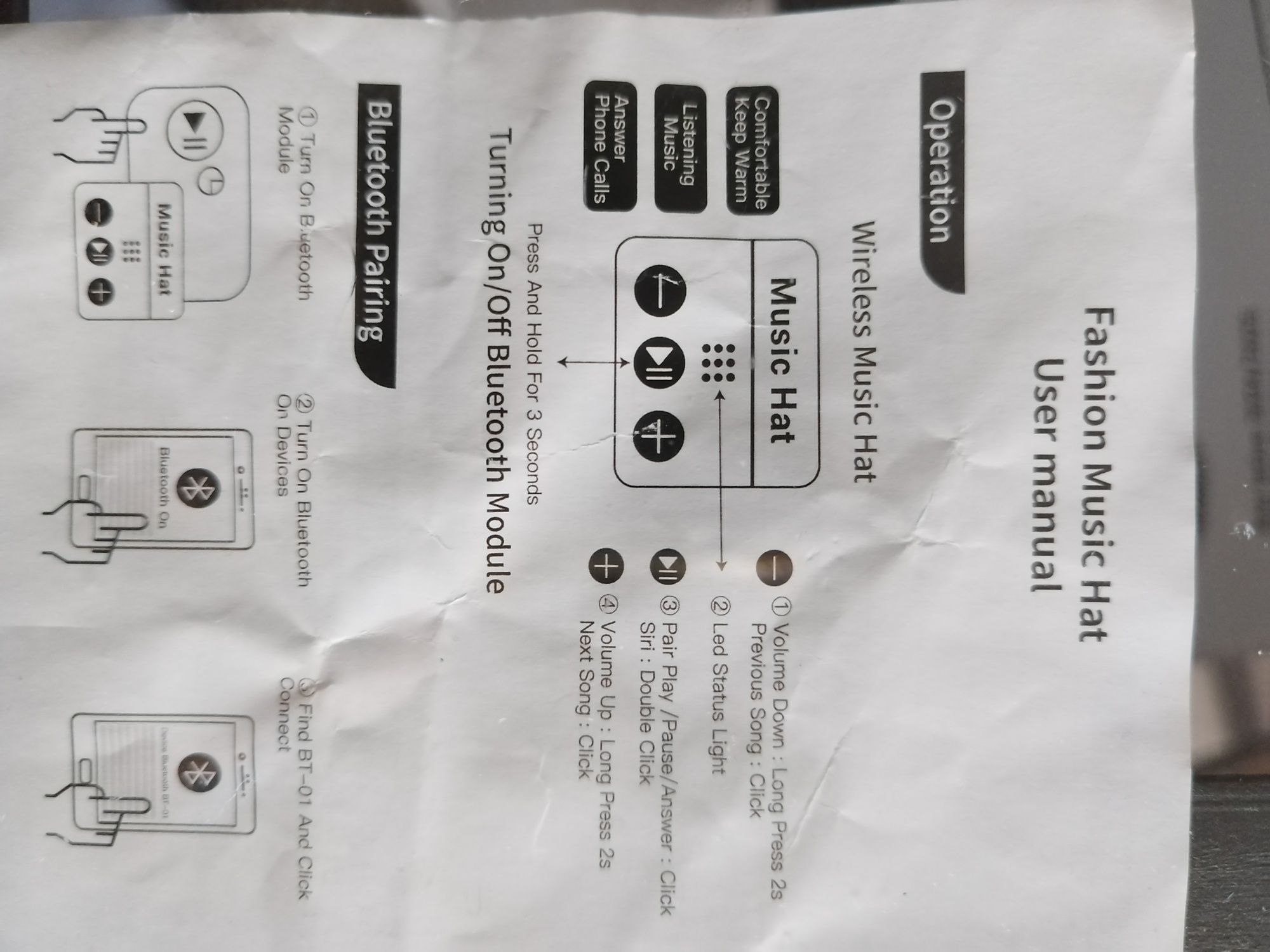 : *Chapéu ,gorro,  Musical Bluetooth  + Chamada AUTONOMIA 10H,AQUECE!