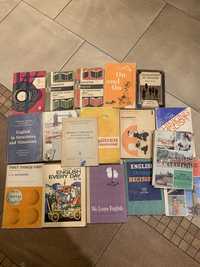 Stare książki do nauki języka angielskiego pakiet zestaw