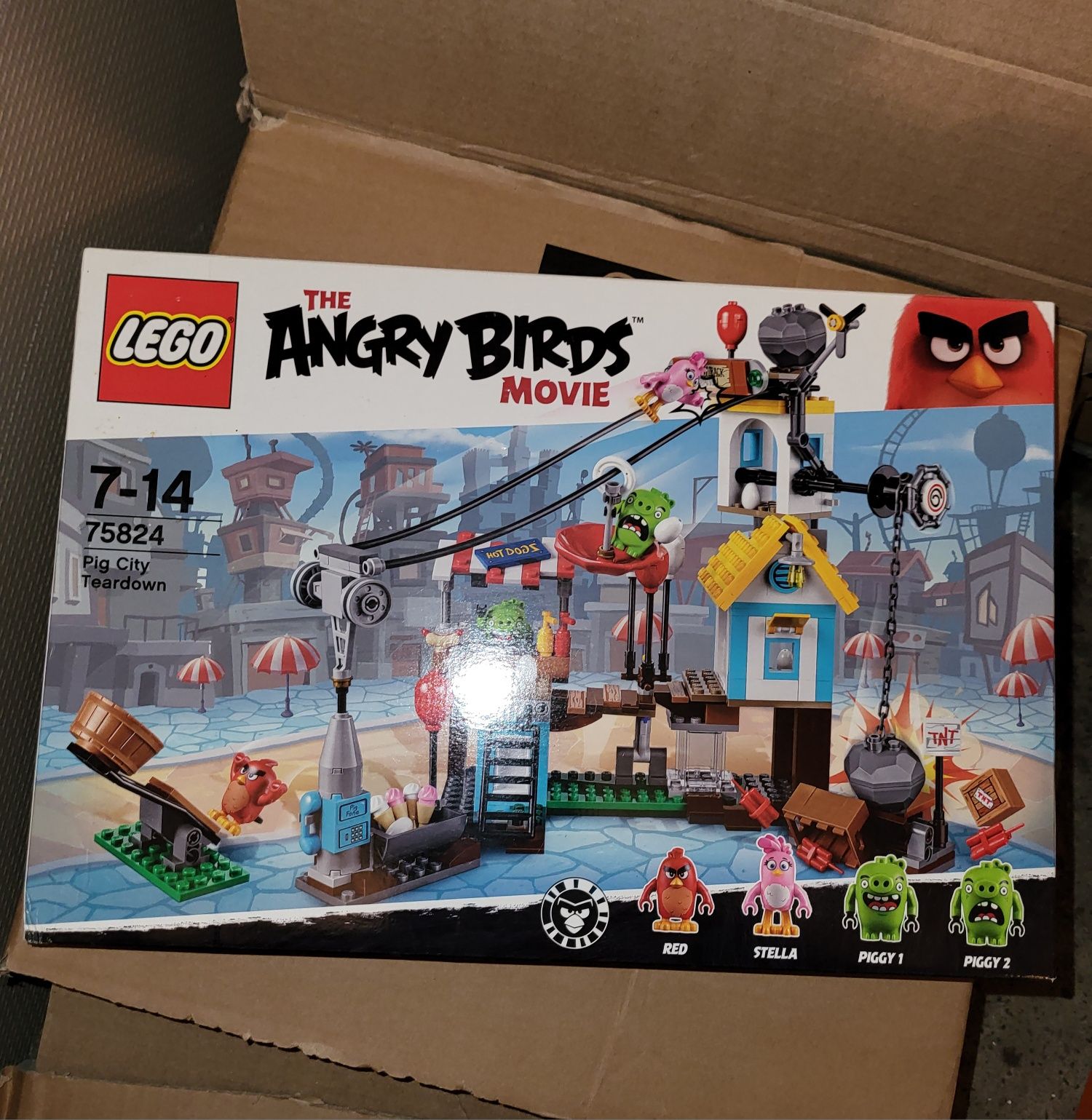 Nowe Lego 75824 Angry Birds Pig City Teardown