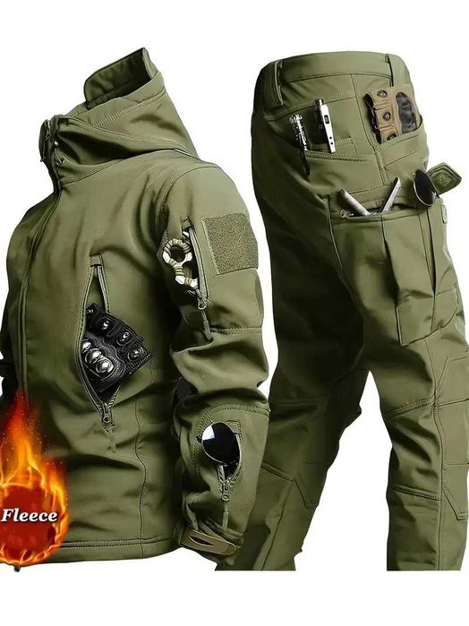Костюм чоловічий Softshell Оливковий преміум якість супер ціна‼️