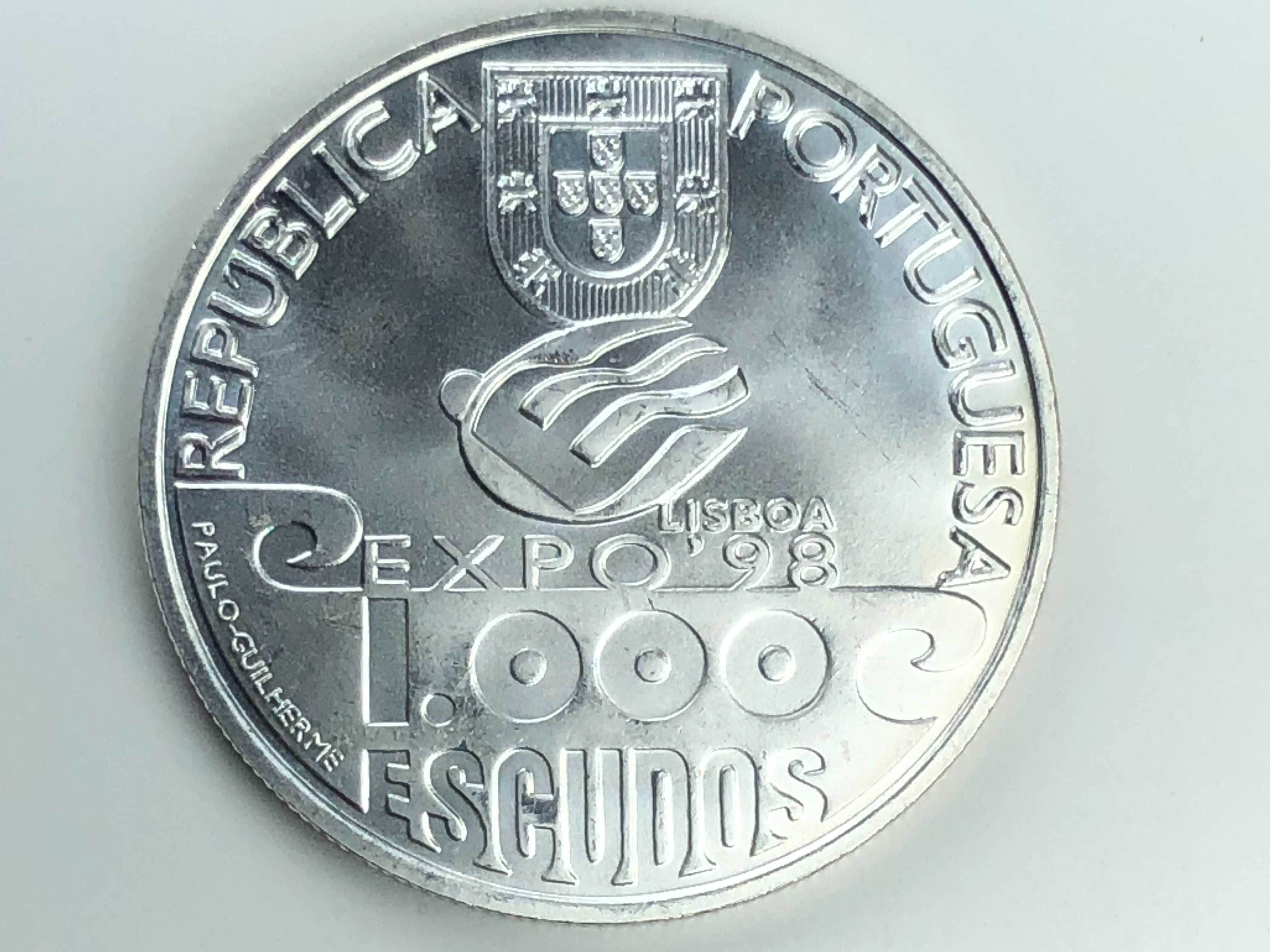 1.000 Escudos 1999 Prata - Milénio do Atlântico