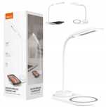 Lampka Led 360 Z Ładowarka Indukcyjna 10W Qi Na Biurko Szafkę Recci