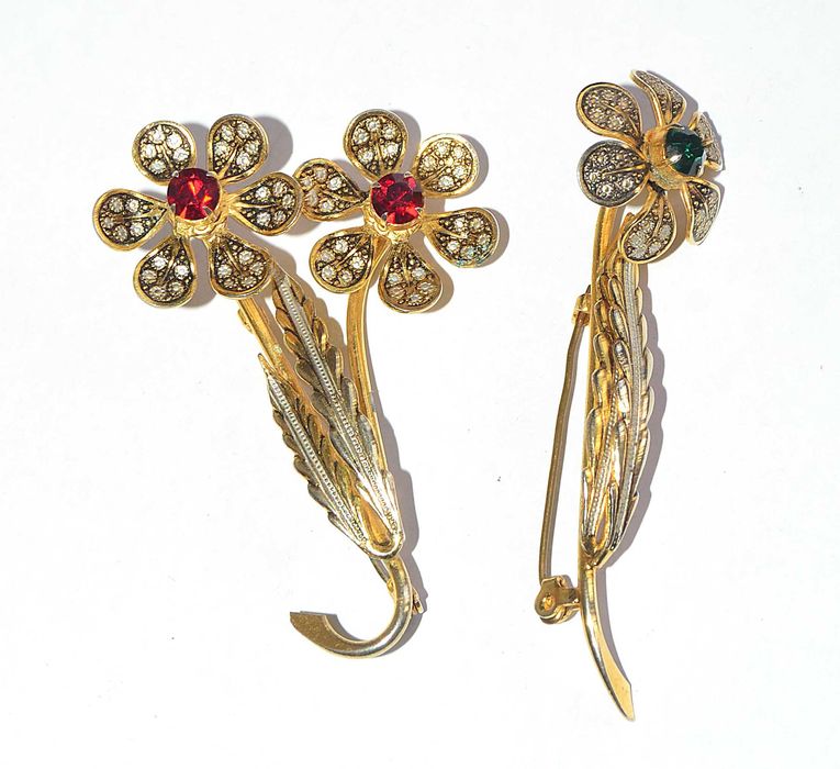 2 Broches Vintage