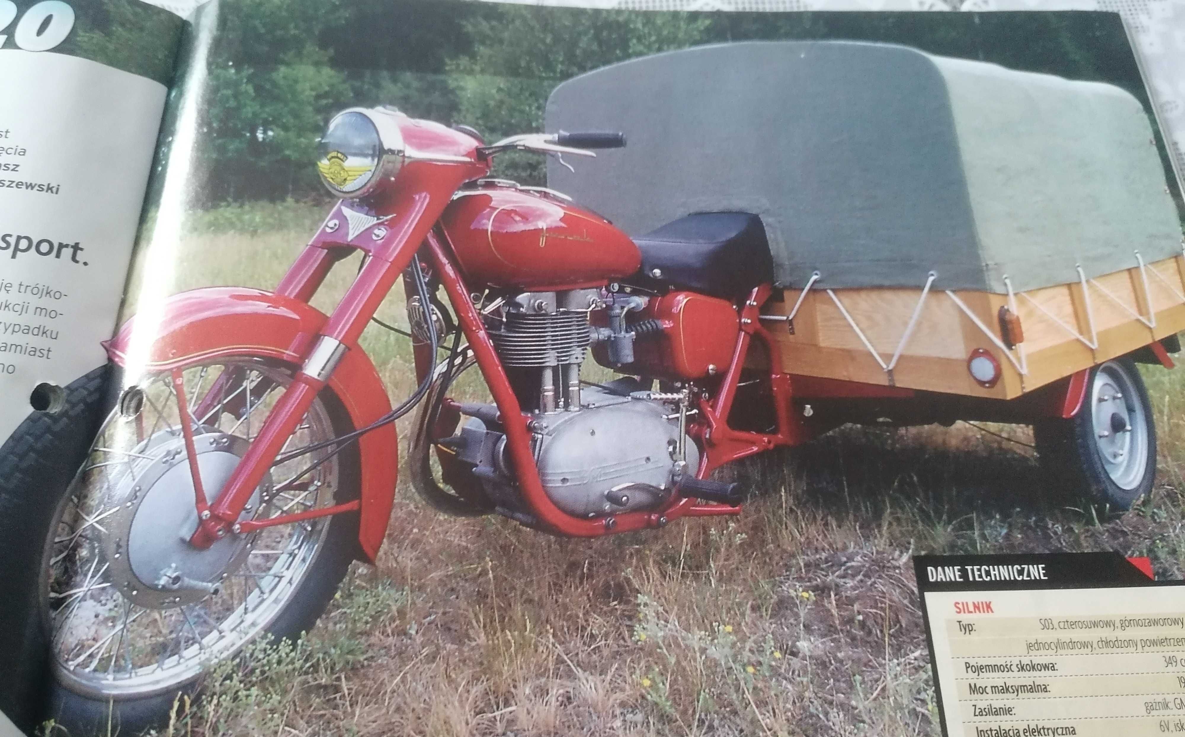 Gazeta Świat Motocykli JUNAK B20 Yamaha wr 450 yz 450 shadow