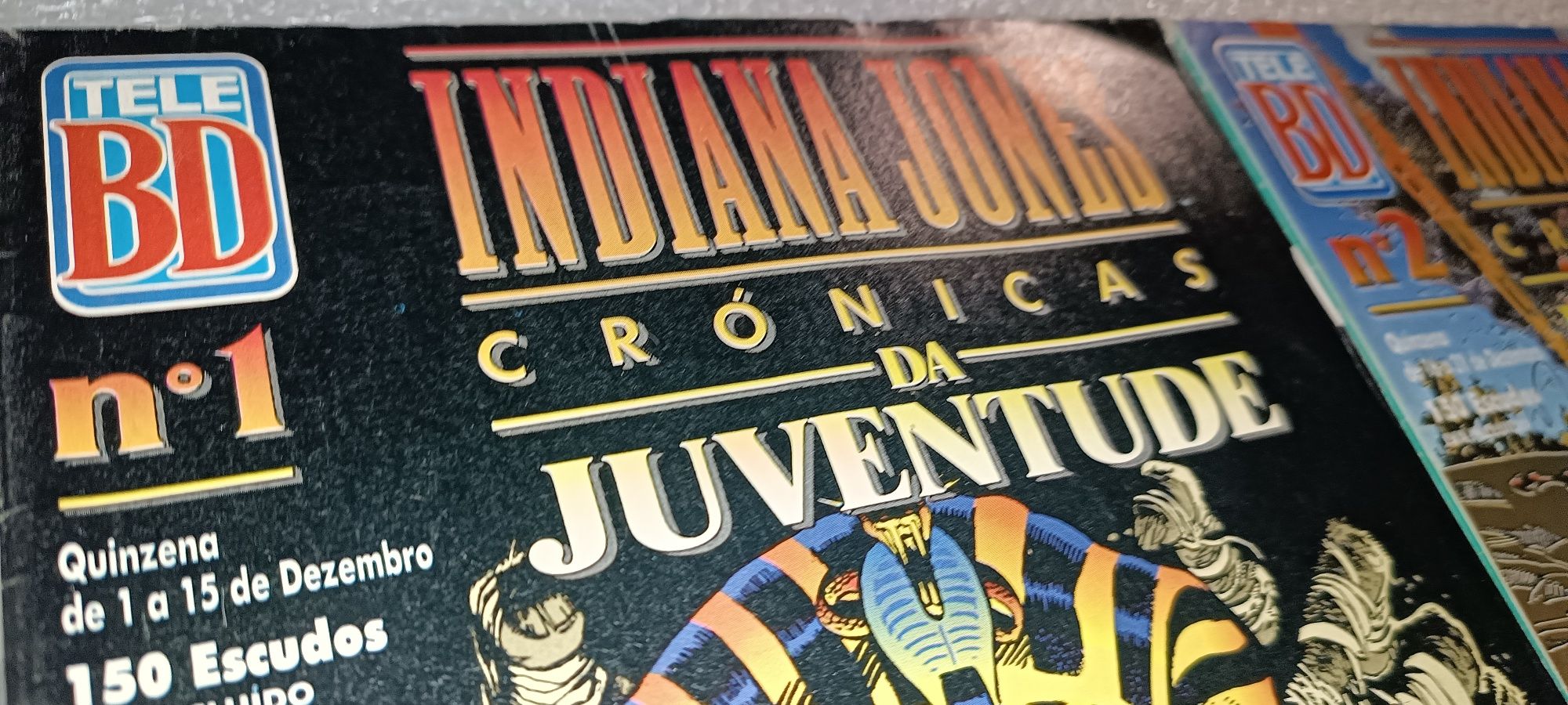 Antiga Coleção 7 bandas desenhadas indiana Jones